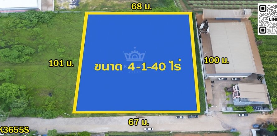 Land in Krathum Baen, Thailand 6400 sq.m. № 173313