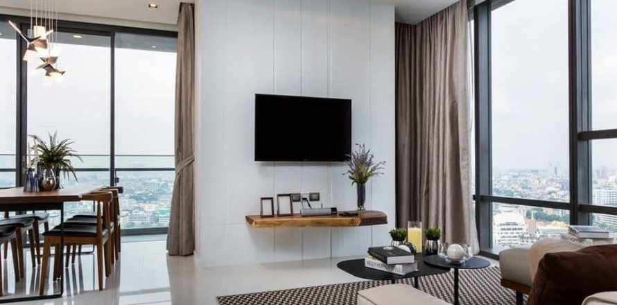 Кондоминиум с 2 спальнями в Сатхоне, Бангкок, Таиланд № 143429