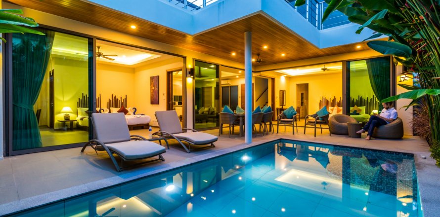 Вилла в Пхукете, Таиланд с 4 спальнями № 139924