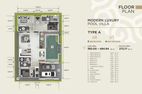 Villa in Phuket, Thailand 3 bedrooms № 166058 - photo 20