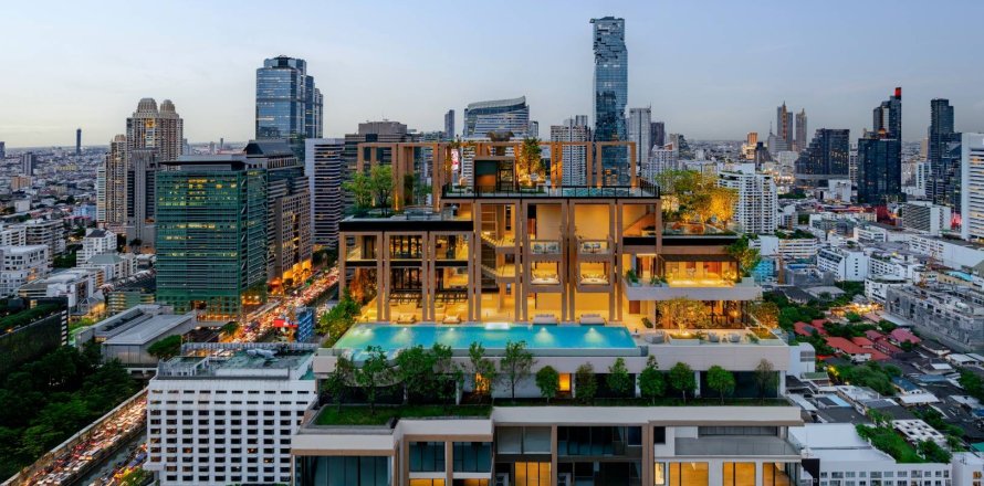 คอนโดมิเนียมในสาทร, กรุงเทพฯ, ประเทศไทย, 4 ห้องนอน № 166005