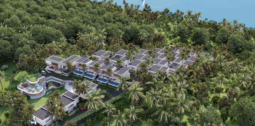 Villa à Ko Samui, Thaïlande 3 chambres № 166006