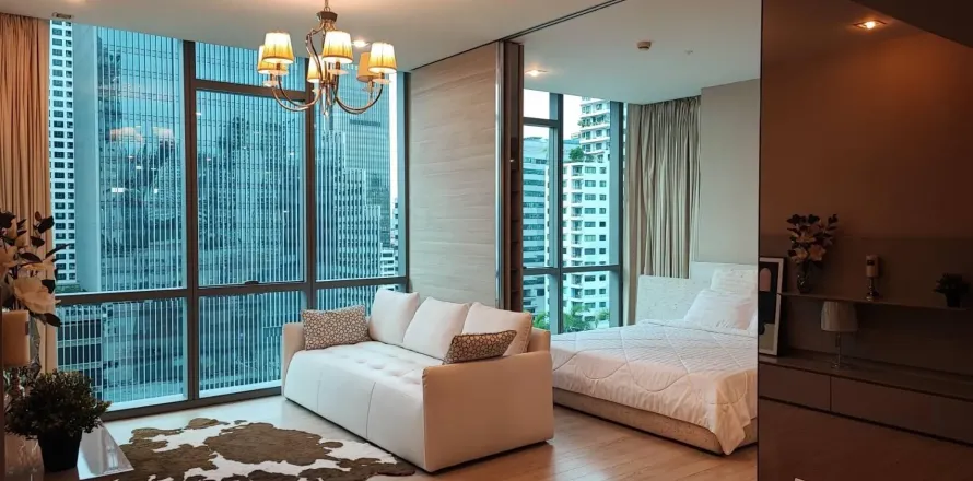 Studio in the Condo in Watthana, Bangkok, Thailand  № 153657