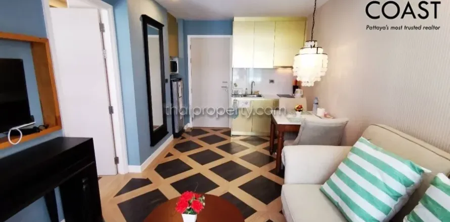 Condominio de 1 dormitorio en Jomtien Beach, Pattaya, Tailandia № 213756
