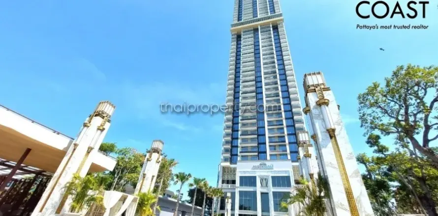Condominio de 1 dormitorio en Jomtien Beach, Pattaya, Tailandia № 213755