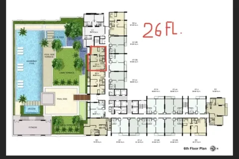 Condo in Khlong Toei, Bangkok, Thailand, 2 bedrooms  № 160664 - photo 19