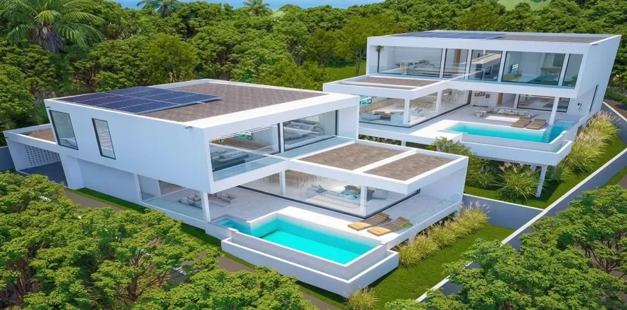 Villa auf Chaweng Beach, Ko Samui, Thailand 4 Schlafzimmer № 220433