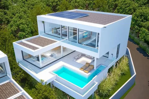 Villa auf Chaweng Beach, Ko Samui, Thailand 4 Schlafzimmer № 220433 - Foto 4