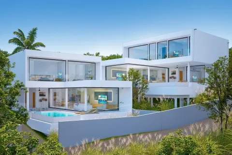 Villa auf Chaweng Beach, Ko Samui, Thailand 4 Schlafzimmer № 220433 - Foto 2