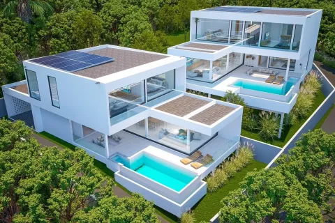 Villa auf Chaweng Beach, Ko Samui, Thailand 4 Schlafzimmer № 220433 - Foto 3