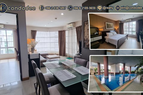 Condo à Khlong Toei, Bangkok, Thaïlande, 2 chambres  № 200669
