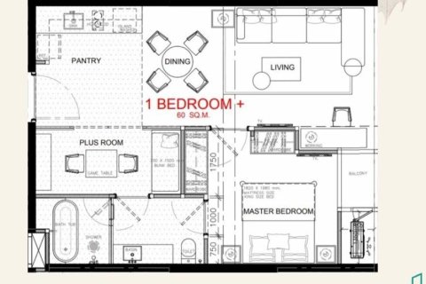 Studio dans le Condo à Bang Rak, Bangkok, Thaïlande  № 167575