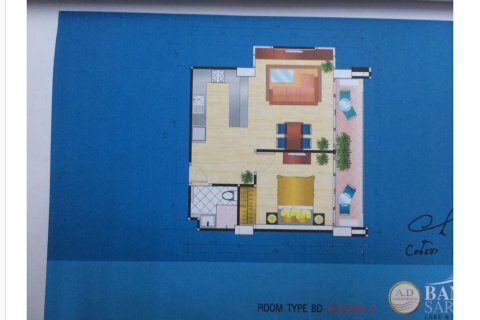 คอนโดมิเนียมในพัทยา, ประเทศไทย, 1 ห้องนอน № 204360 - รูปถ่าย 1