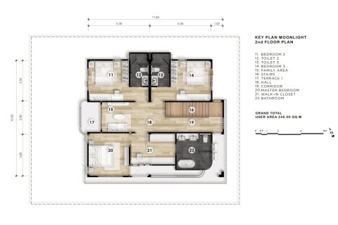 Villa in Bang Lamung, Thailand 4 Schlafzimmer № 222528 - Foto 6