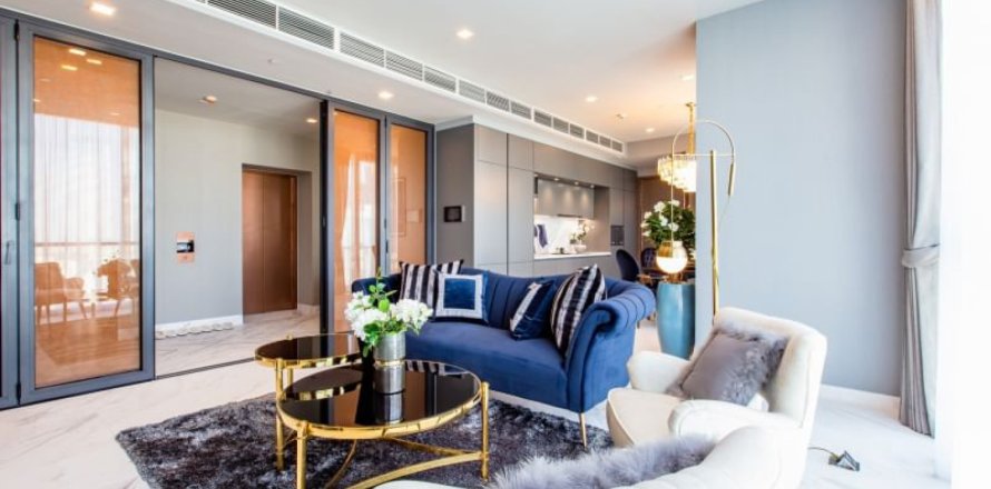 Condo à Bangkok, Thaïlande, 2 chambres  № 181031