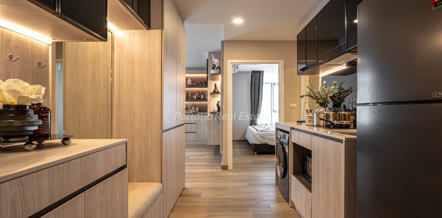 Condo à Bang Lamung, Thaïlande, 2 chambres № 209765