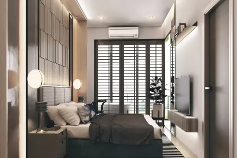 Studio dans le Condo à Pattaya, Thaïlande  № 144692 - photo 4