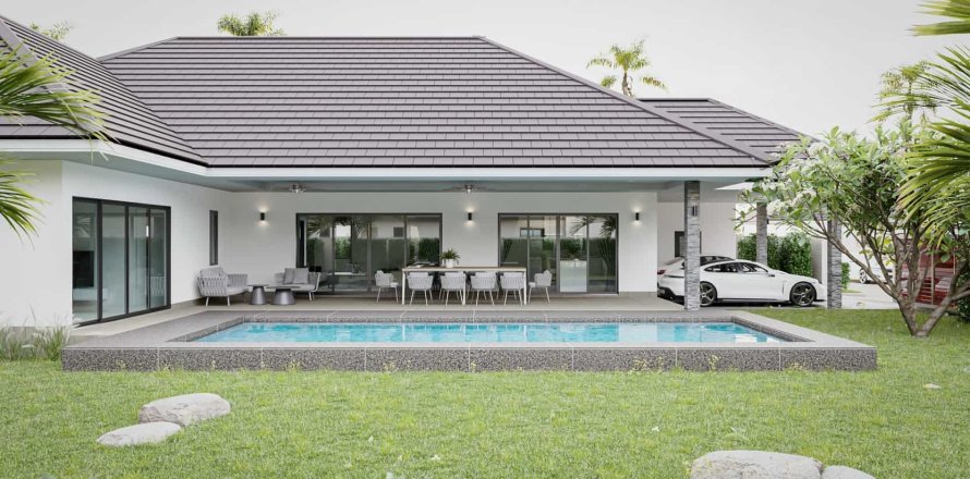 Villa à Hua Hin, Thaïlande 3 chambres № 166512