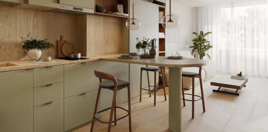 Studio dans le Condo à Phuket, Thaïlande à The Momentum Phuket Phase 2  № 167066