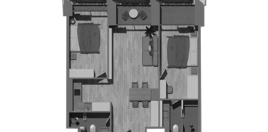 Hors-plan The Momentum Phuket Phase 2 à Phuket, Thaïlande № 167060 - photo 1