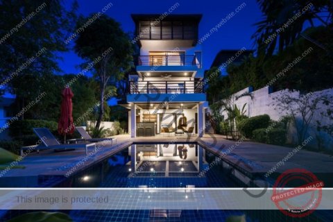 Villa à Ko Samui, Thaïlande 3 chambres № 222299