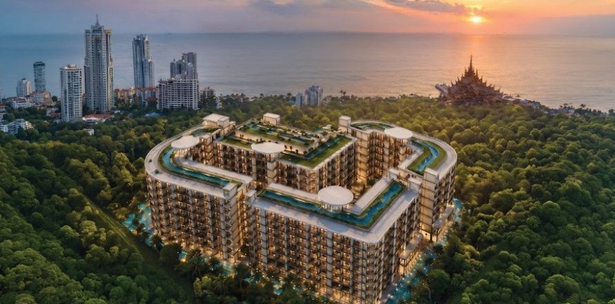 Apartamento de 3 habitaciones en Pattaya, Tailandia № 180318