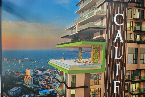 Studio dans le Condo à Pattaya, Thaïlande  № 144800 - photo 1