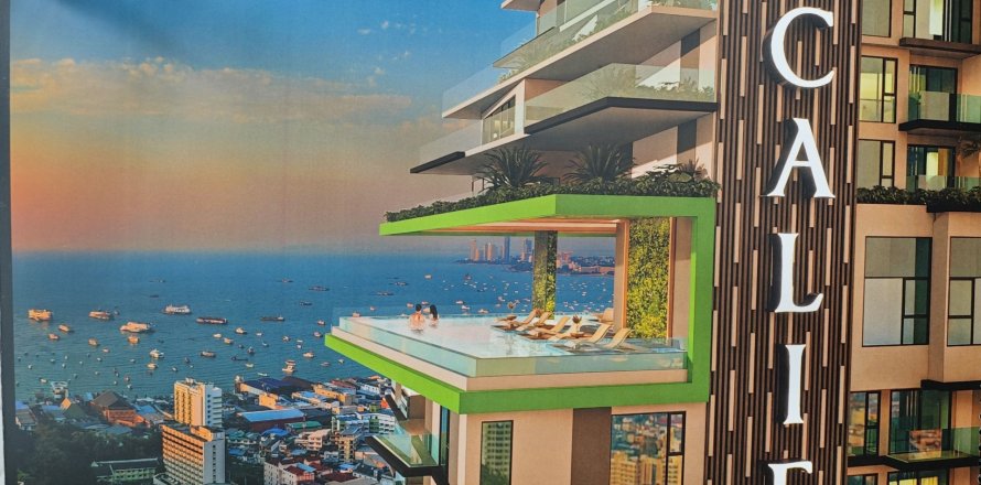 Studio dans le Condo à Pattaya, Thaïlande  № 144800