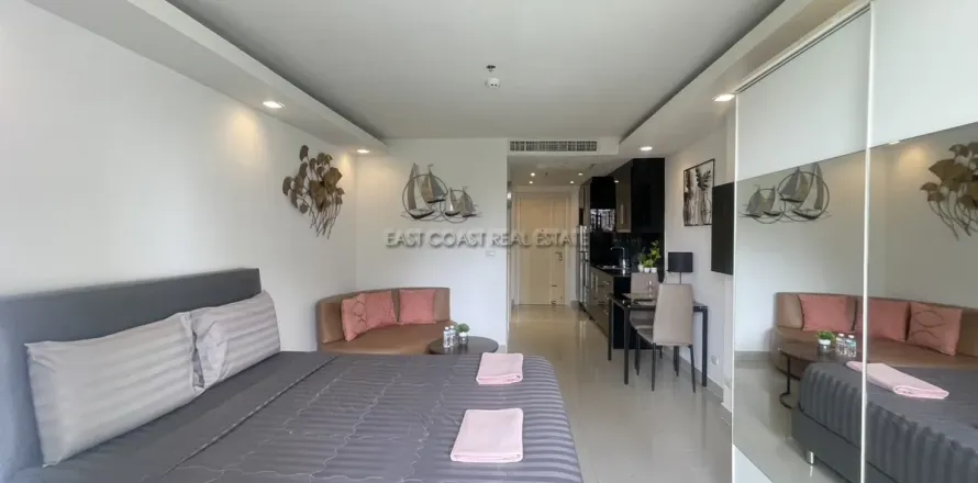 Estudio en el condominio en Pattaya, Tailandia № 212305