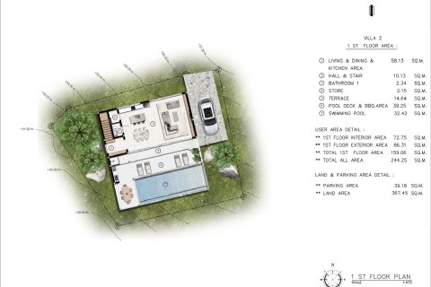 Villa in Ko Samui, Thailand 2 bedrooms № 233138 - photo 22