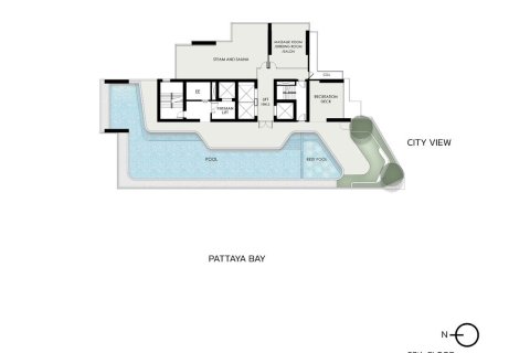 Condo à Pattaya, Thaïlande, 1 chambre  № 170129 - photo 17