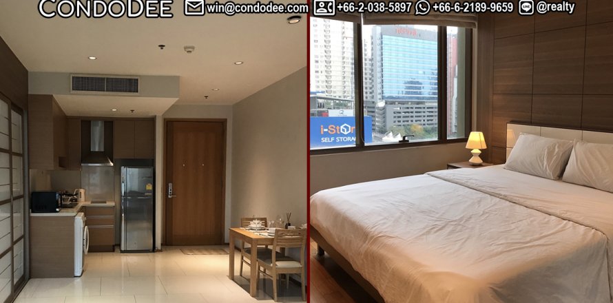 Condo à Khlong Toei, Bangkok, Thaïlande, 1 chambre № 200728