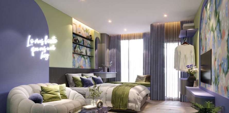 Condo à Suan Luang, Bangkok, Thaïlande, 1 chambre  № 115488