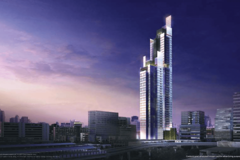 Condo à Thonburi, Bangkok, Thaïlande, 1 chambre  № 183140
