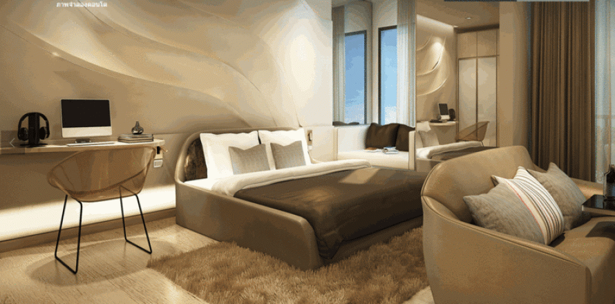 Condo à Ratchathewi, Bangkok, Thaïlande, 2 chambres № 171747