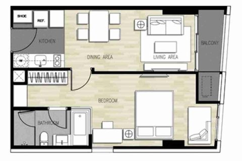 Condo in Bangkok, Thailand, 1 bedroom № 183551 - photo 6
