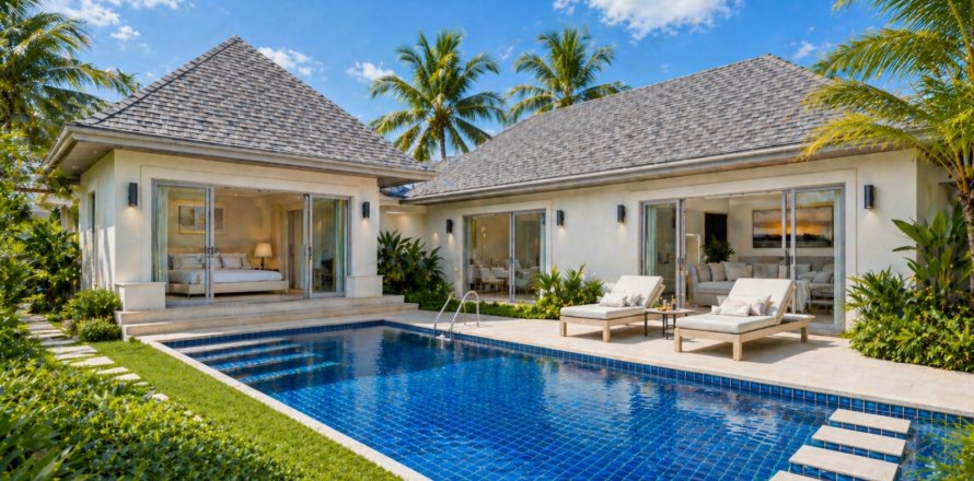 Villa auf Nai Yang, Thailand 4 Schlafzimmer № 222363