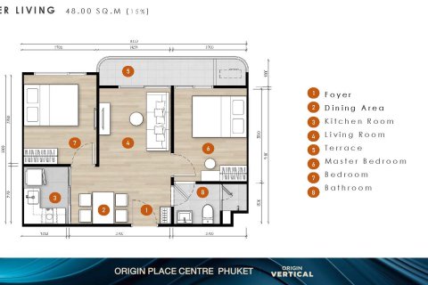 Condo à Phuket, Thaïlande, 1 chambre  № 165755 - photo 8