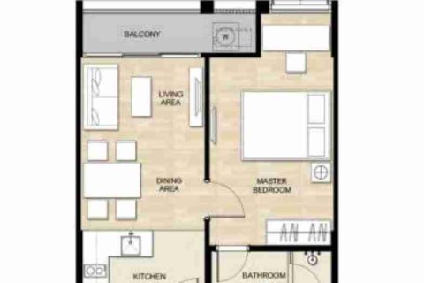 Condo in Bangkok, Thailand, 1 bedroom  № 183187 - photo 8
