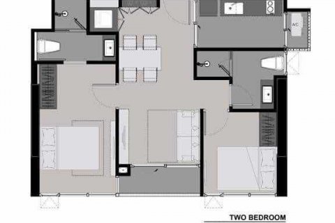 Кондоминиум с 2 спальнями в Бангкоке, Таиланд № 144209 - фото 2