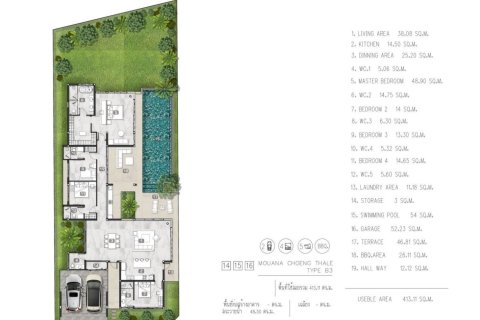 Villa in Bang Tao, Thailand 4 bedrooms № 166202 - photo 18