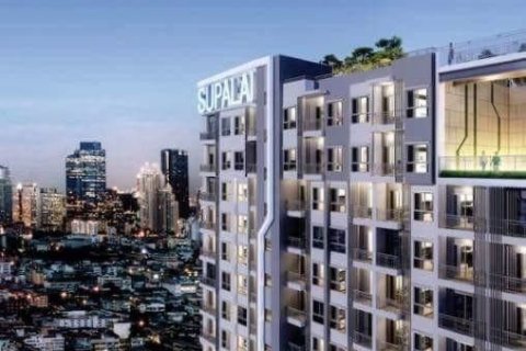 Studio dans le Condo à Bang Kho Laem, Bangkok, Thaïlande  № 158405 - photo 6