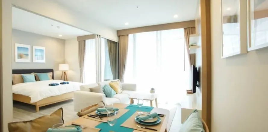 Studio dans le Condo à Pattaya, Thaïlande  № 161967