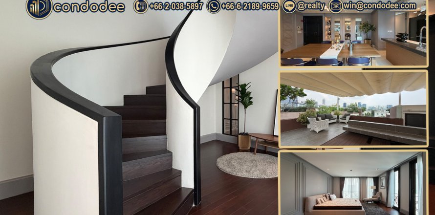 คอนโดมิเนียมในยานนาวา, กรุงเทพฯ, ประเทศไทย, 2 ห้องนอน № 201295