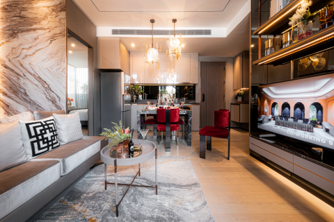 Condo à Ratchathewi, Bangkok, Thaïlande, 2 chambres  № 163619