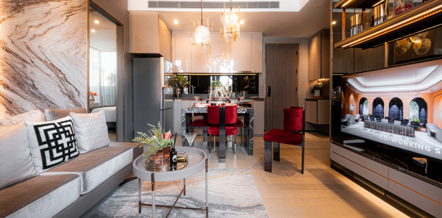 Condo à Ratchathewi, Bangkok, Thaïlande, 2 chambres № 163619