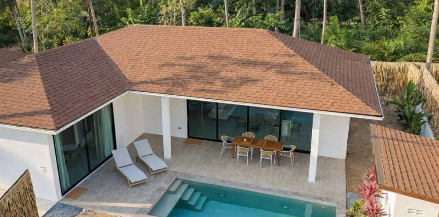 Вилла в Сураттхани, Таиланд с 2 спальнями  № 172854