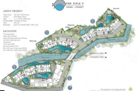 Квартира в Пхукете, Таиланд с 1 спальней  № 159969 - фото 15