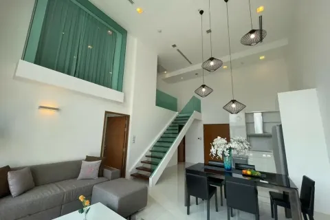 Дуплекс в Паттайе, Таиланд с 2 спальнями  № 154356 - фото 2