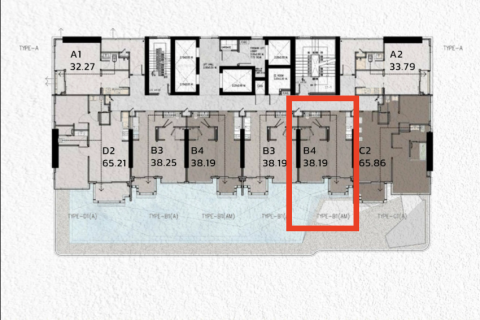 Studio in the Condo in Pattaya, Thailand  № 170618 - photo 8